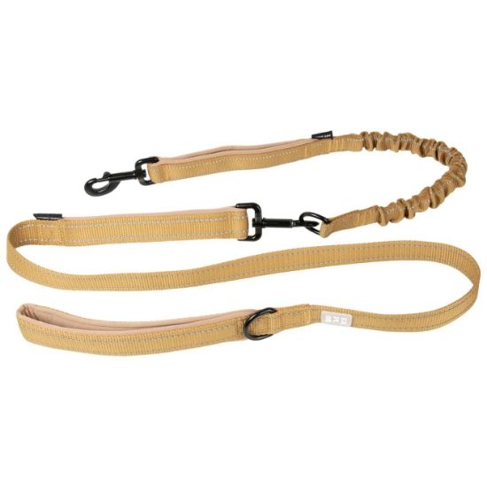 Duvoplus EXPLOR Ultimate Fit 2in1 Leine Classic - honey gold - 180cm - 16mm