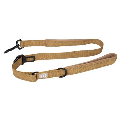 Duvoplus EXPLOR Ultimate Fit On-The-Road-Leine Fashion - honey gold - 130cm - 25mm