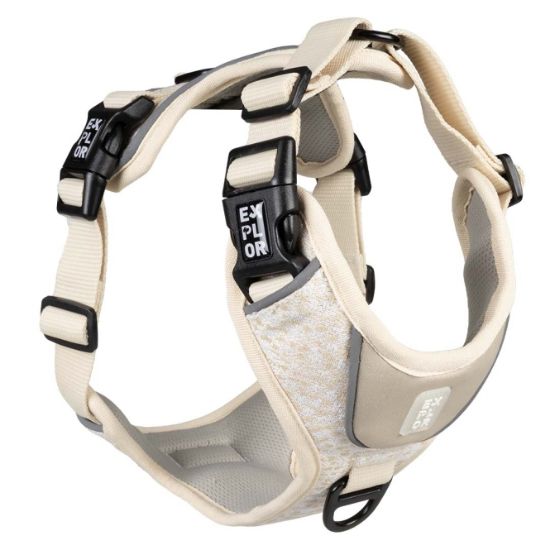 Duvoplus EXPLOR Ultimate Fit No-Pull-Geschirr - antique white - XS - 28-37cm - 32-43cm
