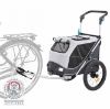 Trixie Fahrrad-Anhänger für Hunde - grau/schwarz - S
