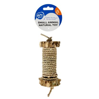 Duvoplus Nagerolle aus Holz & Wasserhyazinthe