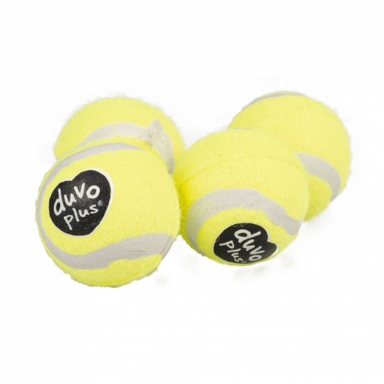 Duvoplus Tennisbälle - gelb - 3 Stück - 6cm