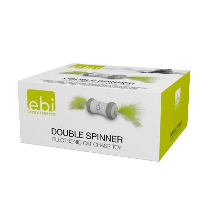 EBI Cat Toy Double Spinner - weiß/grün