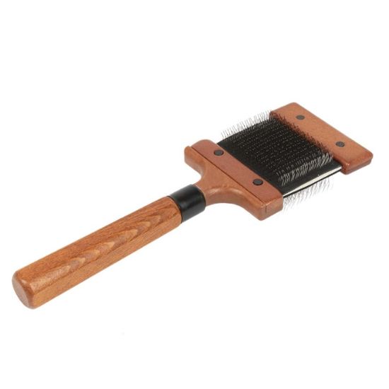 EBI Noir Japandi flexible Duo-Slickerbürste