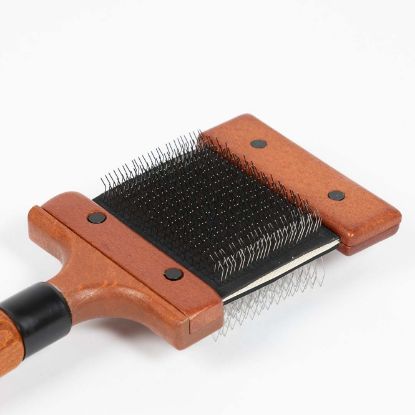 EBI Noir Japandi flexible Duo-Slickerbürste