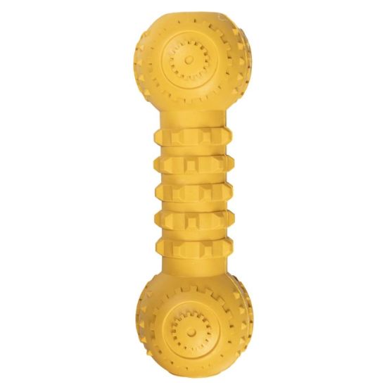 Duvoplus Kauspielzeug Griplay Dumbbell - Gelb