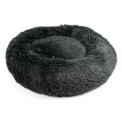 Duvoplus Donutbett Snug - dunkelgrau - S - 50x50x13cm