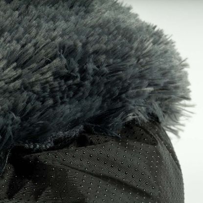 Duvoplus Donutbett Snug - dunkelgrau - L - 80x80x17cm