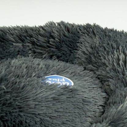 Duvoplus Donutbett Snug - dunkelgrau - XL - 100x100x18cm