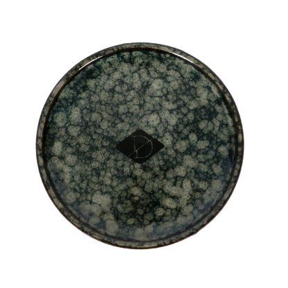 D&D flacher Katzennapf Jasper - green marble