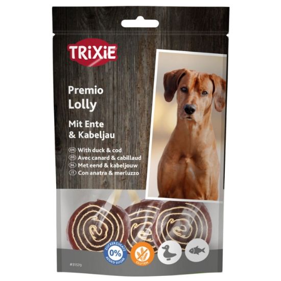Trixie Premio Lolly mit Ente und Kabeljau - 80g
