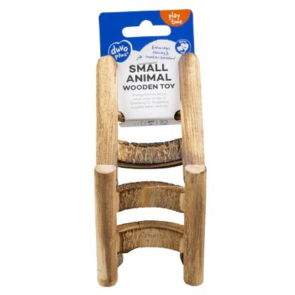 Duvoplus Nagerleiter aus geflammtem Holz