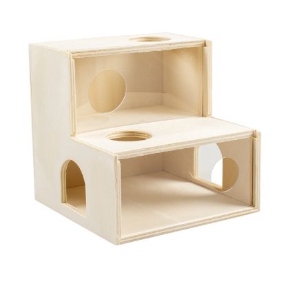 Duvoplus Kletterhaus aus Holz/Plexiglas