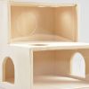 Duvoplus Kletterhaus aus Holz/Plexiglas