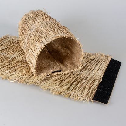 Duvoplus Nagertunnel aus Leinen/Gras - 20 x 9 x 10cm