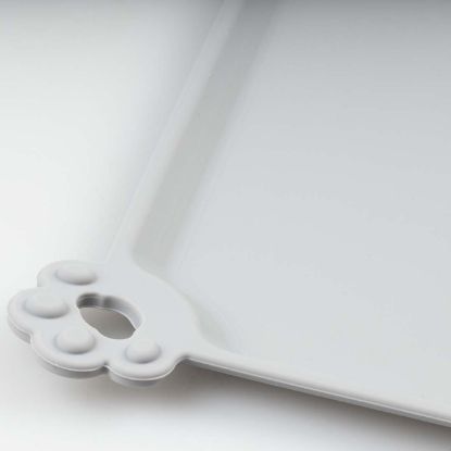 Duvoplus Silikon-Napfunterlage grau