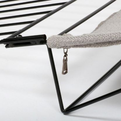 D&D Bett- und Heizkörper-Hängematte Oliver - grau