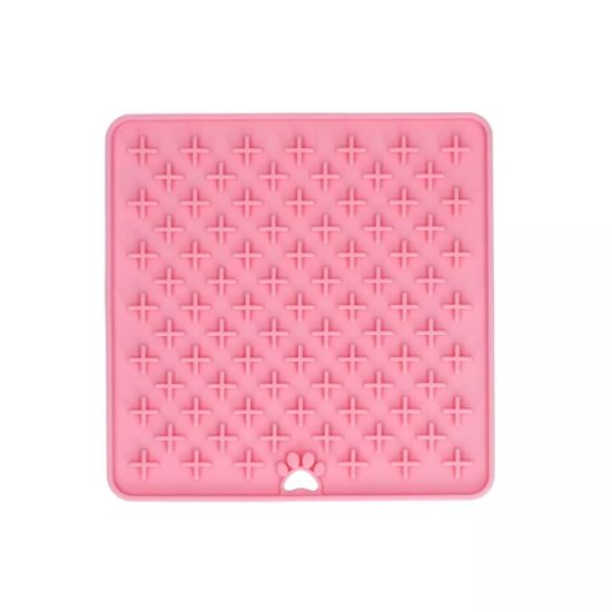 Lick Mat Cross - rosa
