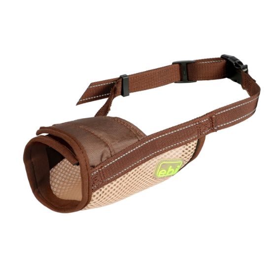 EBI Netz-Maulkorb - braun - M - 15-36cm / Ø17-21cm