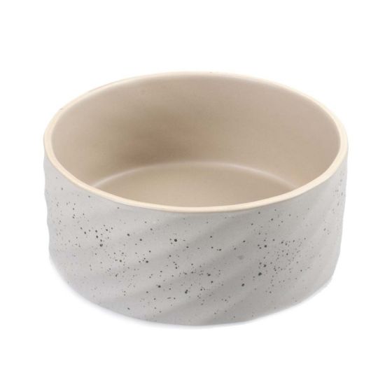 Duvoplus Keramiknapf Stone Wavy Dune - 800ml - 16x16x6cm