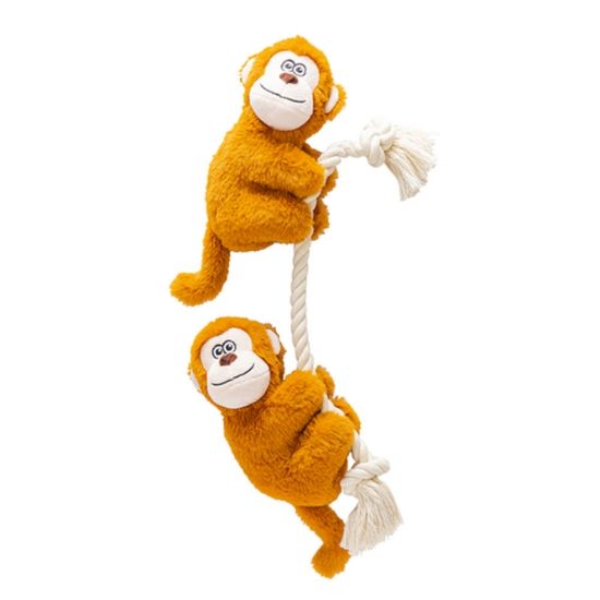 Karlie Hundespielzeug Kletter-Affen Duo - 42 cm