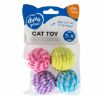 Duvoplus Cat Toy Rasselball - 4 Stück