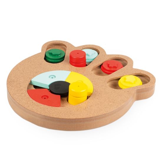 Duvoplus Intelligenzspiel Slide n Snack Puzzle Pfote